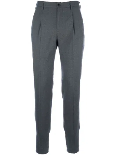INCOTEX WOOL-BLEND TROUSERS