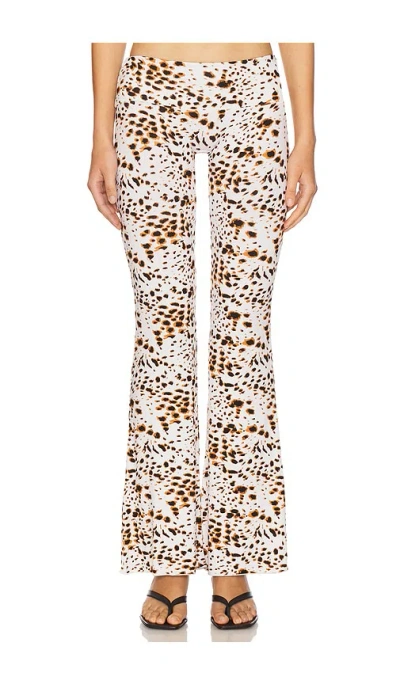 INDAH ELIDY PRINTED LOW RISE BIG BAND LONG PANT