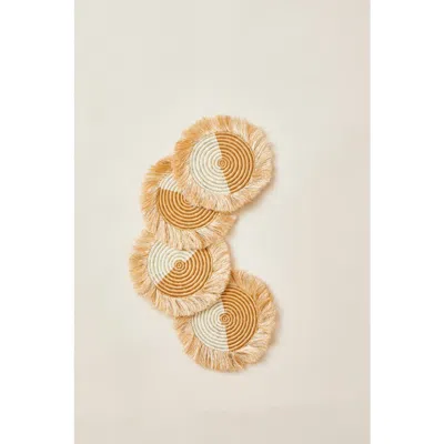 INDEGO AFRICA INDEGO AFRICA AKEZA FRINGE COASTERS