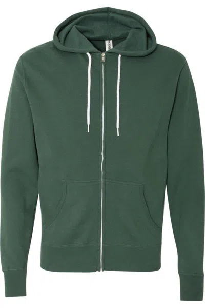 INDEPENDENT TRADING CO. LIGHTWEIGHT FULL-ZIP HOODED SWEATSHIRT