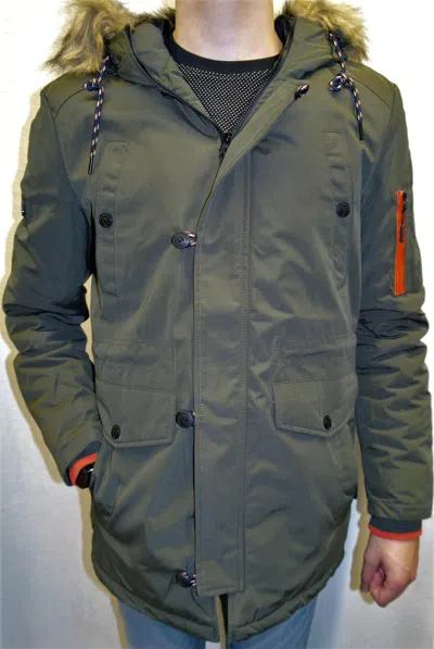 INDICODE INDICODE HERREN WINTERPARKA DUNKELGRÜN/ARMY GR.M,XL,XXL ANGEBOT SPORTS&LIFESTYLE