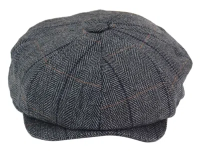 INFINITY LEATHER MENS PEAKY BLINDERS HERRINGBONE HAT