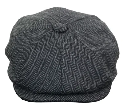 INFINITY LEATHER MENS PEAKY BLINDERS TWEED GATSBY HAT