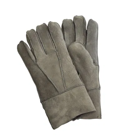 INFINITY LEATHER UNISEX SHEEPSKIN SUEDE GLOVES WITH ROLL UP/DOWN CUFF