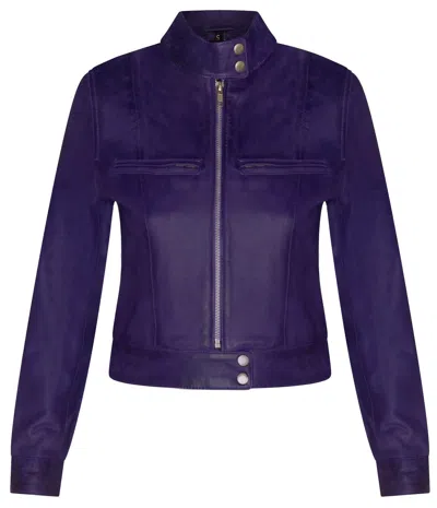 INFINITY LEATHER WOMENS PLAIN LEATHER MOTO BIKER JACKET-BRAGA