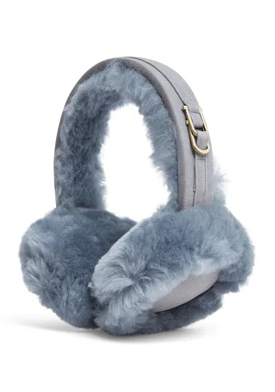 INFINITY LEATHER WOMENS SHEEPSKIN SHEARLING WINTER EAR MUFFS WARM COMFORTABLE