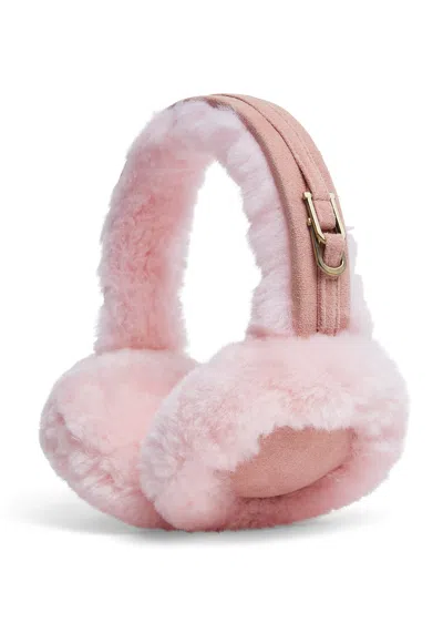 INFINITY LEATHER WOMENS SHEEPSKIN SHEARLING WINTER EAR MUFFS WARM COMFORTABLE