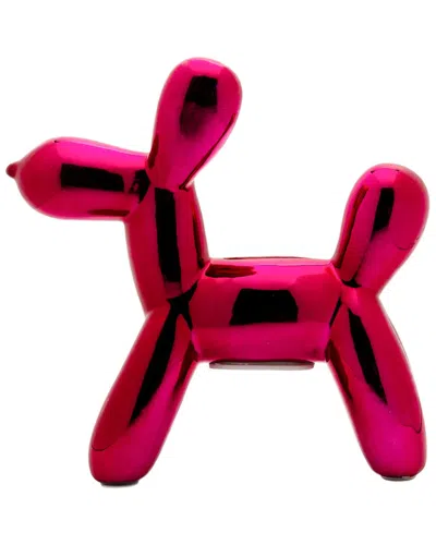 INTERIOR ILLUSIONS INTERIOR ILLUSIONS PLUS PLUM MINI BALLOON DOG BANK