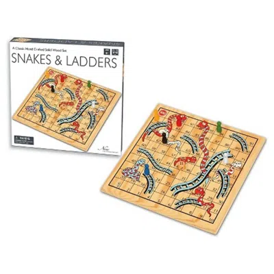 INTEX ENTERTAINMENT WOODEN SNAKES & LADDERS