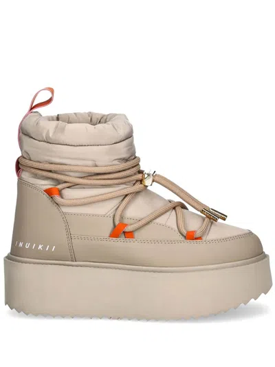 INUIKII ANKLE HIGH-PLATFORM BOOTS