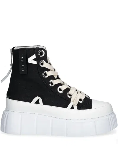 INUIKII MATILDA CANVAS HIGH SNEAKERS
