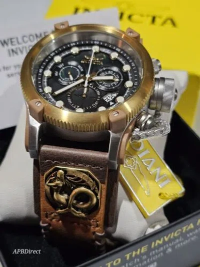 INVICTA INVICTA - PRO DIVER - SWISS Z60 CHRONOGRAPH SIRENS DUAL LAYER LEATHER MENS WATCH