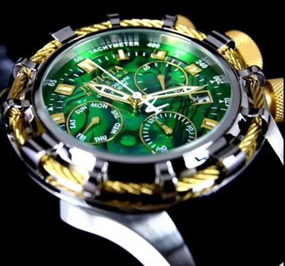 INVICTA INVICTA GREEN ABALONE RESERVE BOLT CHRONOGRAPH MEN'S WATCH