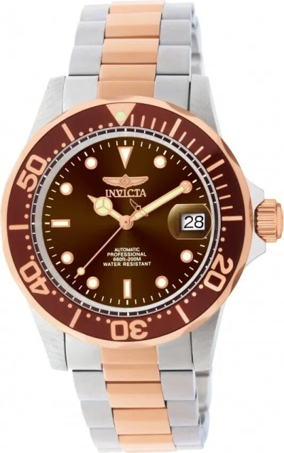 INVICTA INVICTA MEN'S STAINLESS & ROSE AUTOMATIC PRO DIVER 11241 MSRP$595