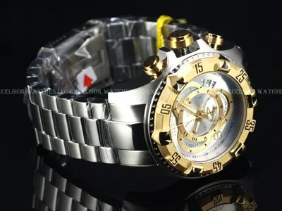 INVICTA INVICTA RESERVE 52MM EXCURSION TOURING SWISS ETA CHRONO 200M SS DIVER WATCH