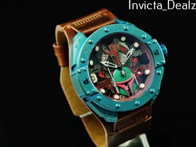 INVICTA INVICTA RESERVE STAR WARS 52MM BOBA FETT ED SWISS Z60 CHRONO STRAP WATCH