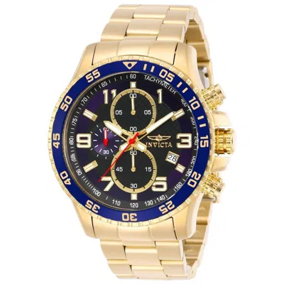 INVICTA INVICTA SPECIALTY MEN X093_14878 BLACK DIAL BLUE BEZEL CHRONOGRAPH DEPLOYANTE