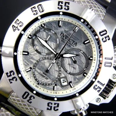 INVICTA INVICTA SUBAQUA NOMA III METEORITE SWISS MVT CHRONOGRAPH BLACK 50MM WATCH