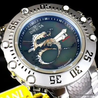 INVICTA INVICTA SUBAQUA NOMA VII BLACK MOP DRAGON SWISS AUTOMATIC R150 WATCH 52MM