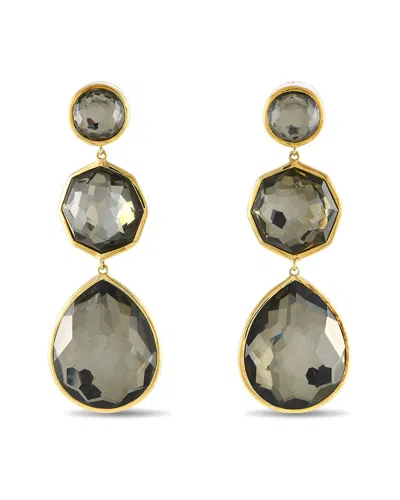 IPPOLITA IPPOLITA 18K SMOKEY QUARTZ EARRINGS