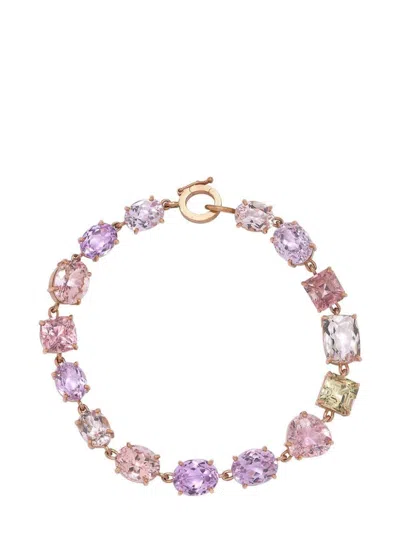 IRENE NEUWIRTH 18KT ROSE GOLD GEMMY GEM BRACELET