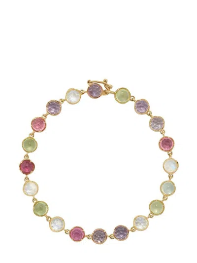 IRENE NEUWIRTH 18KT YELLOW GOLD GEMSTONE BRACELET