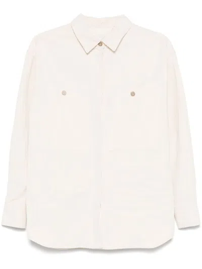 IRO WOMEN BEIGE NOLAN SHIRT, L LUXURY SHIRTS FOR WOMEN DARVEYS