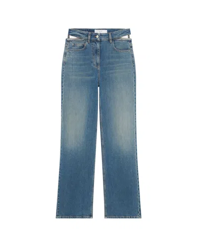 IRO LAMBERTA LARGE SILHOUETTE HOLLOWED-OUT JEANS