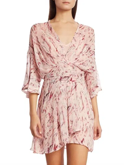 IRO POMMIE MINI DRESS IN PINK