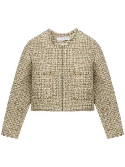 IRO TWEED CROPPED JACKET