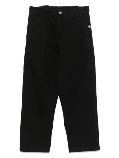 ISABEL BENENATO BUTTONS-ENGRAVED JEANS