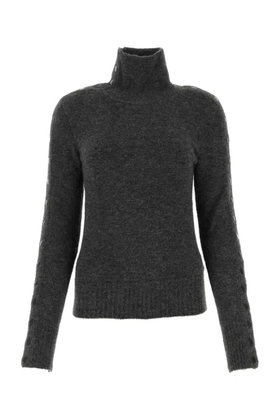 ISABEL MARANT ISABEL MARANT ANTHRACITE NYLON BLEND MALO SWEATER