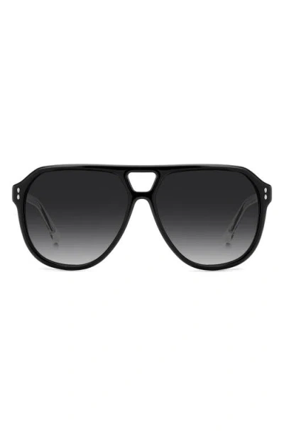 ISABEL MARANT ISABEL MARANT 60MM GRADIENT PILOT SUNGLASSES