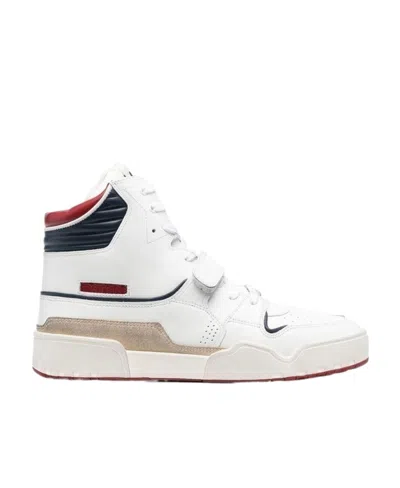ISABEL MARANT ALSEEH HIGH LEATHER SNEAKERS