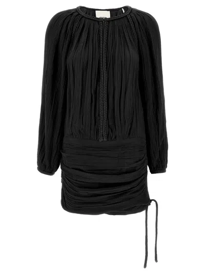 ISABEL MARANT WOMEN BLACK JAONI DRESS, S LUXURY DRESSES FOR WOMEN DARVEYS