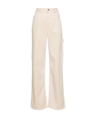 ISABEL MARANT ISABEL MARANT BYMARA LOGO PATCH WIDE-LEG JEANS