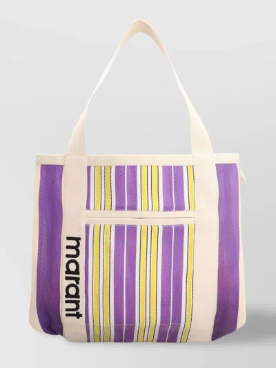 ISABEL MARANT DARWEN STRIPED TOTE BAG