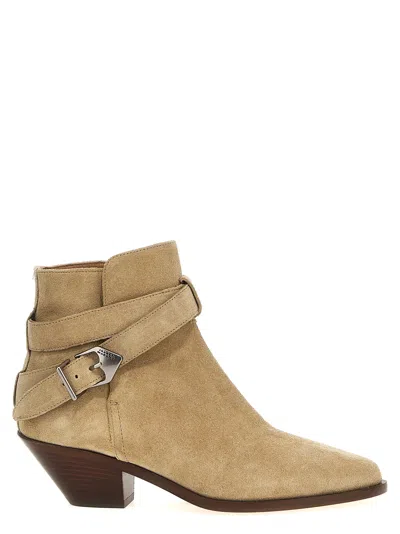 ISABEL MARANT DEIVY BOOTS AND ANKLE BOOTS BEIGE