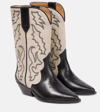 ISABEL MARANT DUERTO LEATHER COWBOY BOOTS