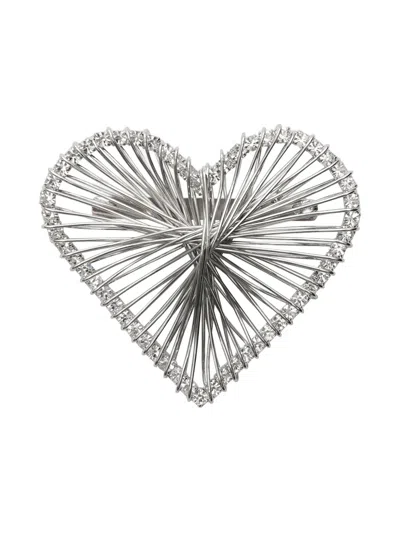 ISABEL MARANT EDEN WIRE-FRAME BROOCH