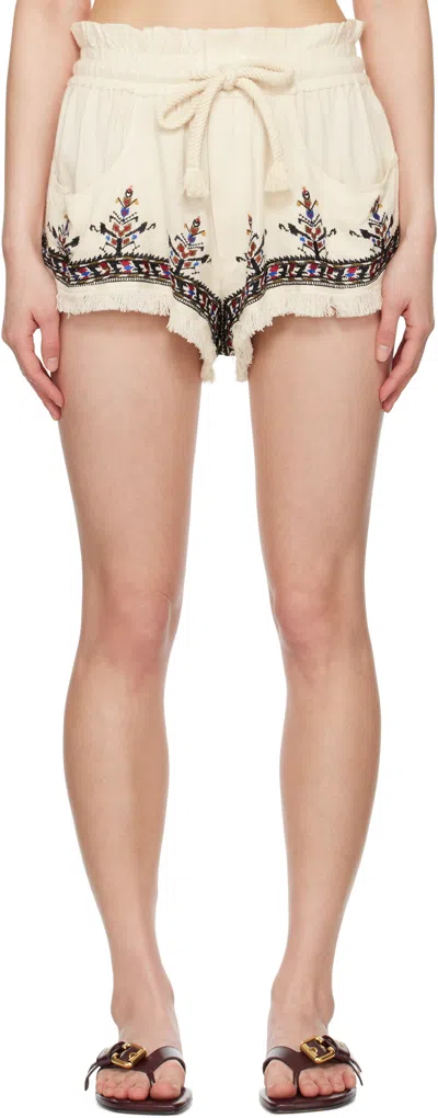 ISABEL MARANT ÉTOILE BEIGE KRISS SHORTS