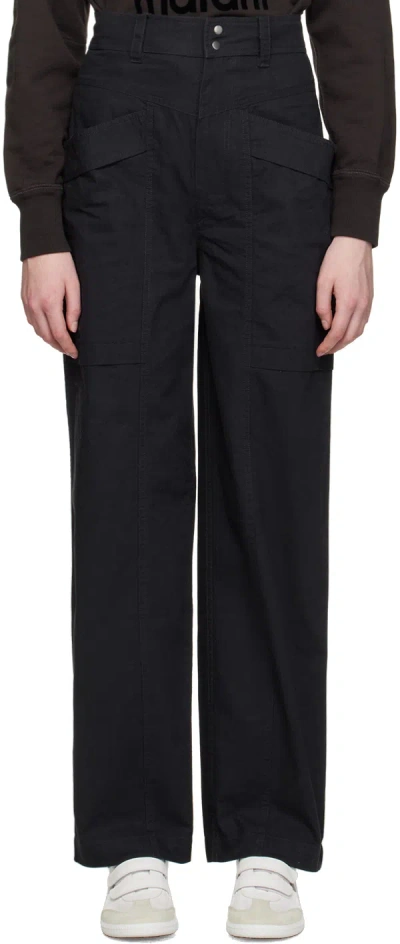 ISABEL MARANT ÉTOILE BLACK RUBY TROUSERS