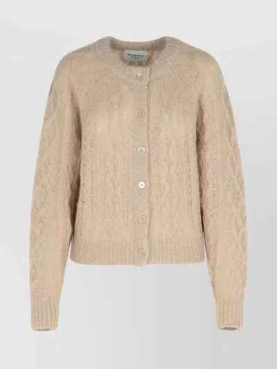 ISABEL MARANT ÉTOILE CABLE KNIT CREW NECK SWEATER