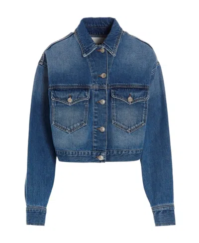 ISABEL MARANT ÉTOILE CROPPED DENIM JACKET