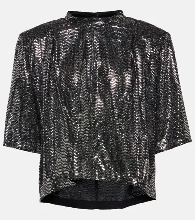 ISABEL MARANT ÉTOILE DELFI EMBELLISHED TOP