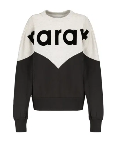 ISABEL MARANT ÉTOILE ISABEL MARANT ÉTOILE HOUSTON LOGO PRINTED CREWNECK SWEATSHIRT