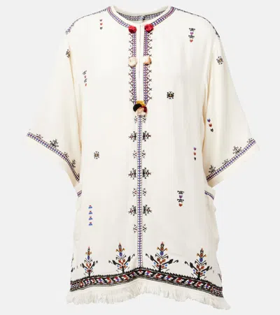 ISABEL MARANT ÉTOILE KRESSY EMBROIDERED MINIDRESS