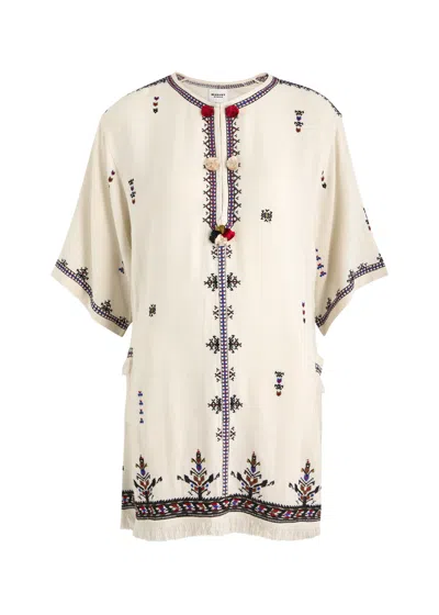 ISABEL MARANT ÉTOILE ISABEL MARANT ÉTOILE KRESSY EMBROIDERED WOVEN MINI DRESS