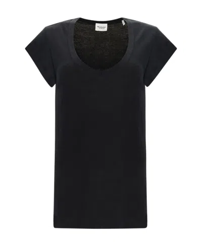 ISABEL MARANT ÉTOILE ISABEL MARANT ÉTOILE V-NECK SHORT-SLEEVED T-SHIRT