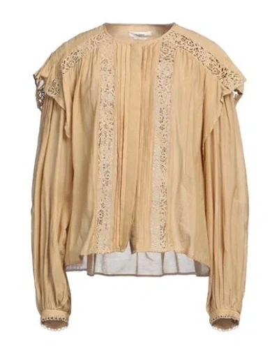 ISABEL MARANT ÉTOILE MARANT ÉTOILE WOMAN SHIRT MARIGOLD SIZE 8 COTTON, VISCOSE